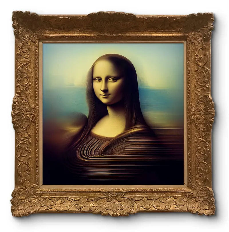 Cyber-Gioconda (5) – Limited Edition Appropriation Expressionist Artwork