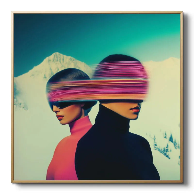 Bond Skiers – Limited Edition Figurative Pop-Art Artwork