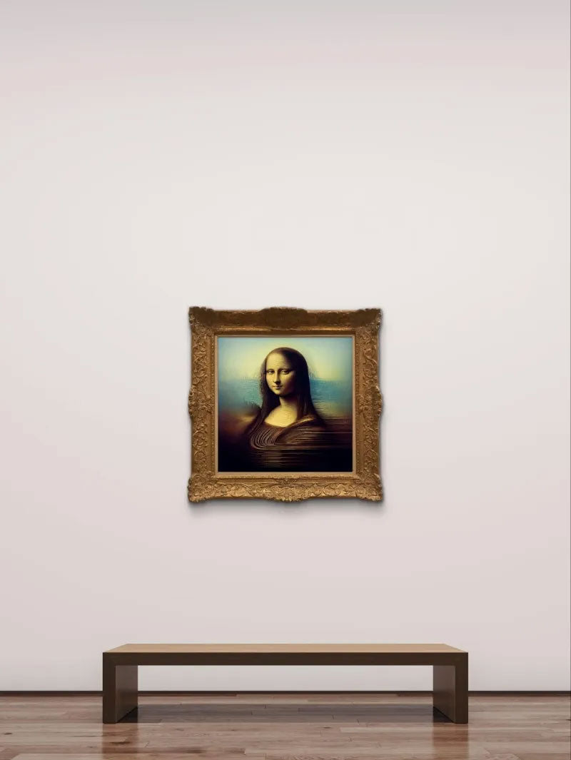 Cyber-Gioconda (5) – Limited Edition Appropriation Expressionist Artwork