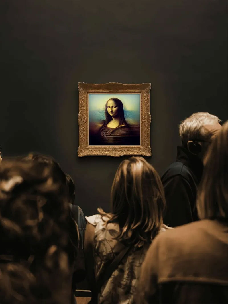 Cyber-Gioconda (5) – Limited Edition Appropriation Expressionist Artwork