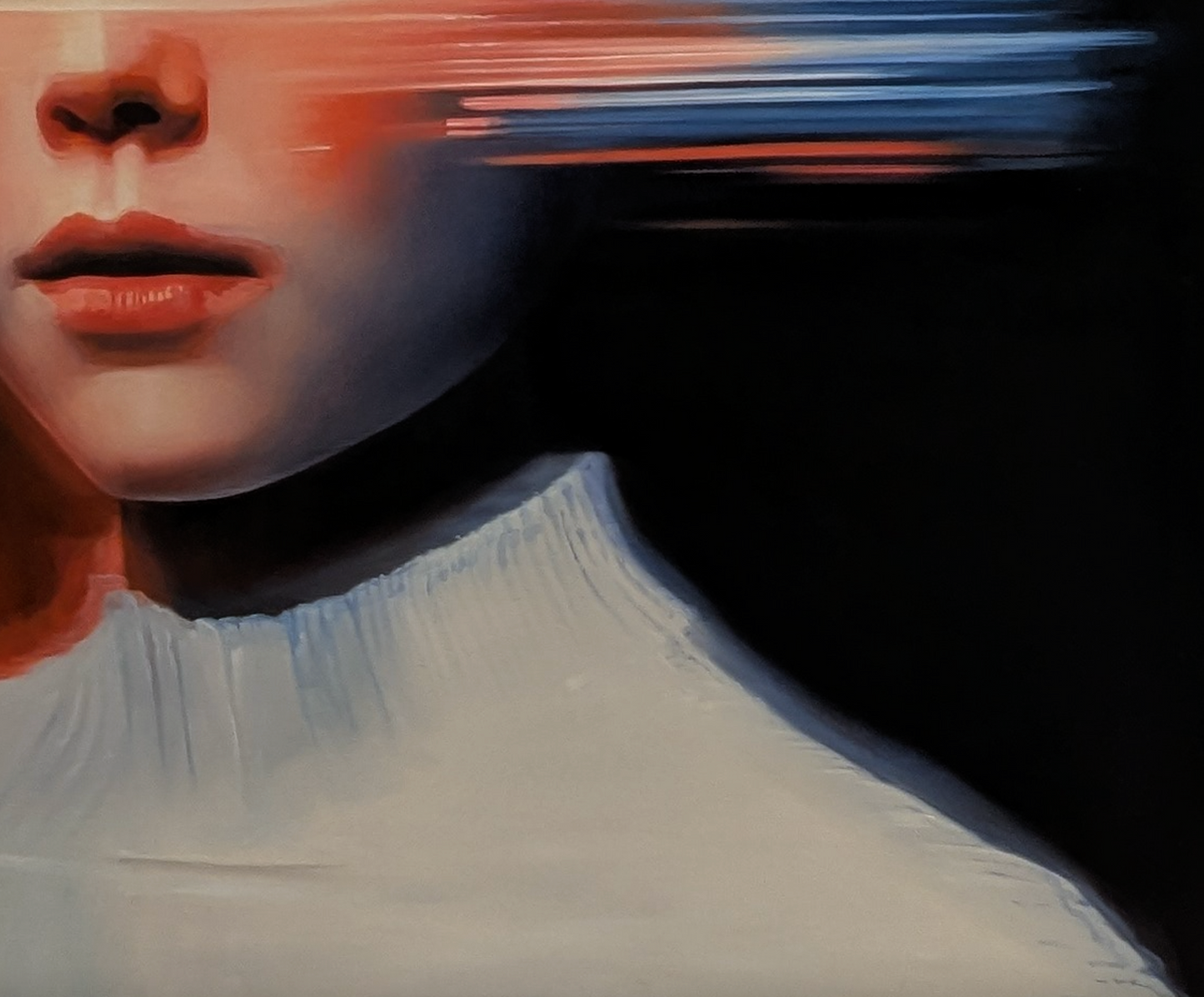Nuclear Seed - Original Oil on Canvas Figurative Expressionist Artwork
