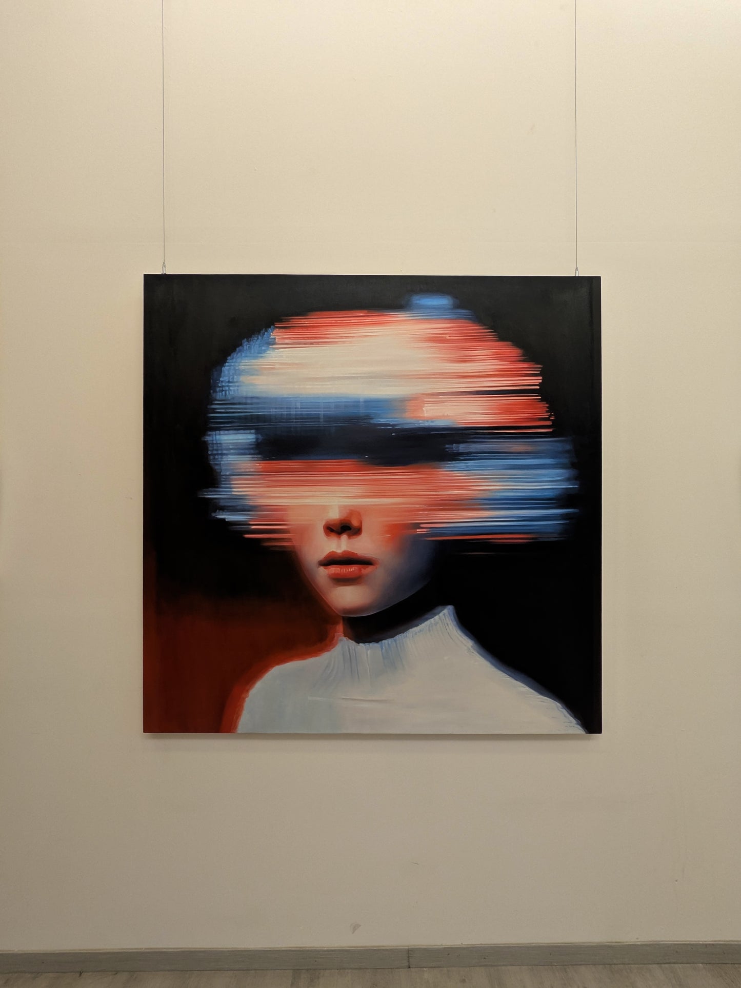 Nuclear Seed - Original Oil on Canvas Figurative Expressionist Artwork
