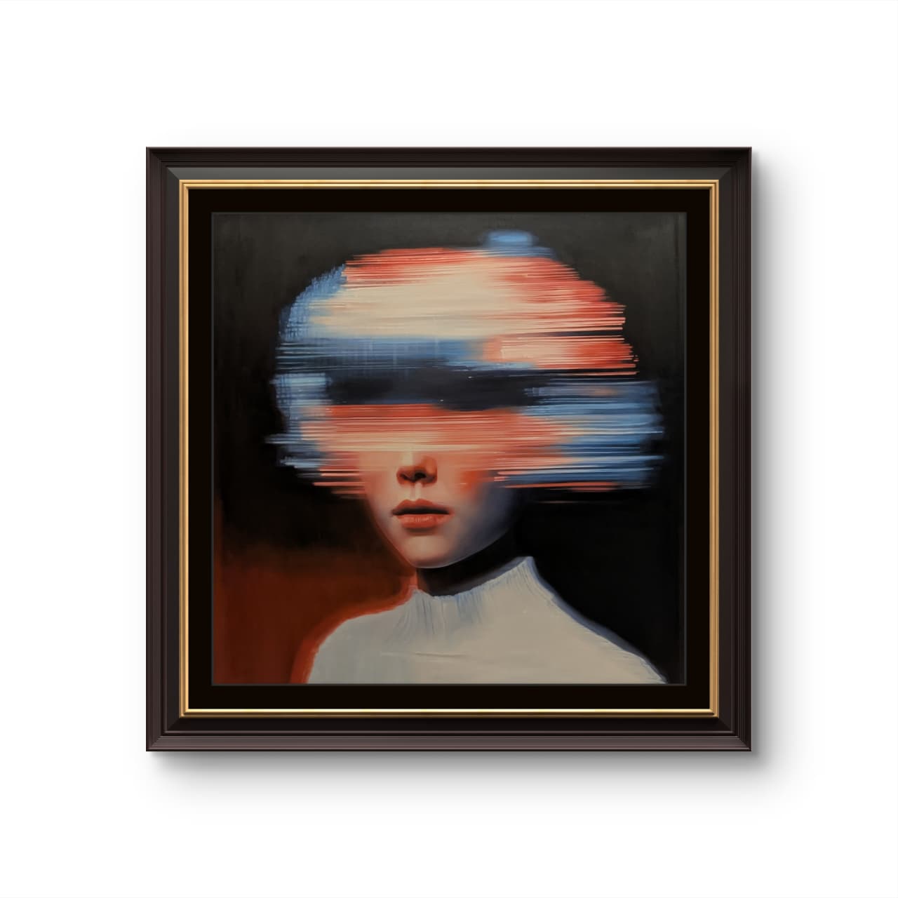 Nuclear Seed - Original Oil on Canvas Figurative Expressionist Artwork