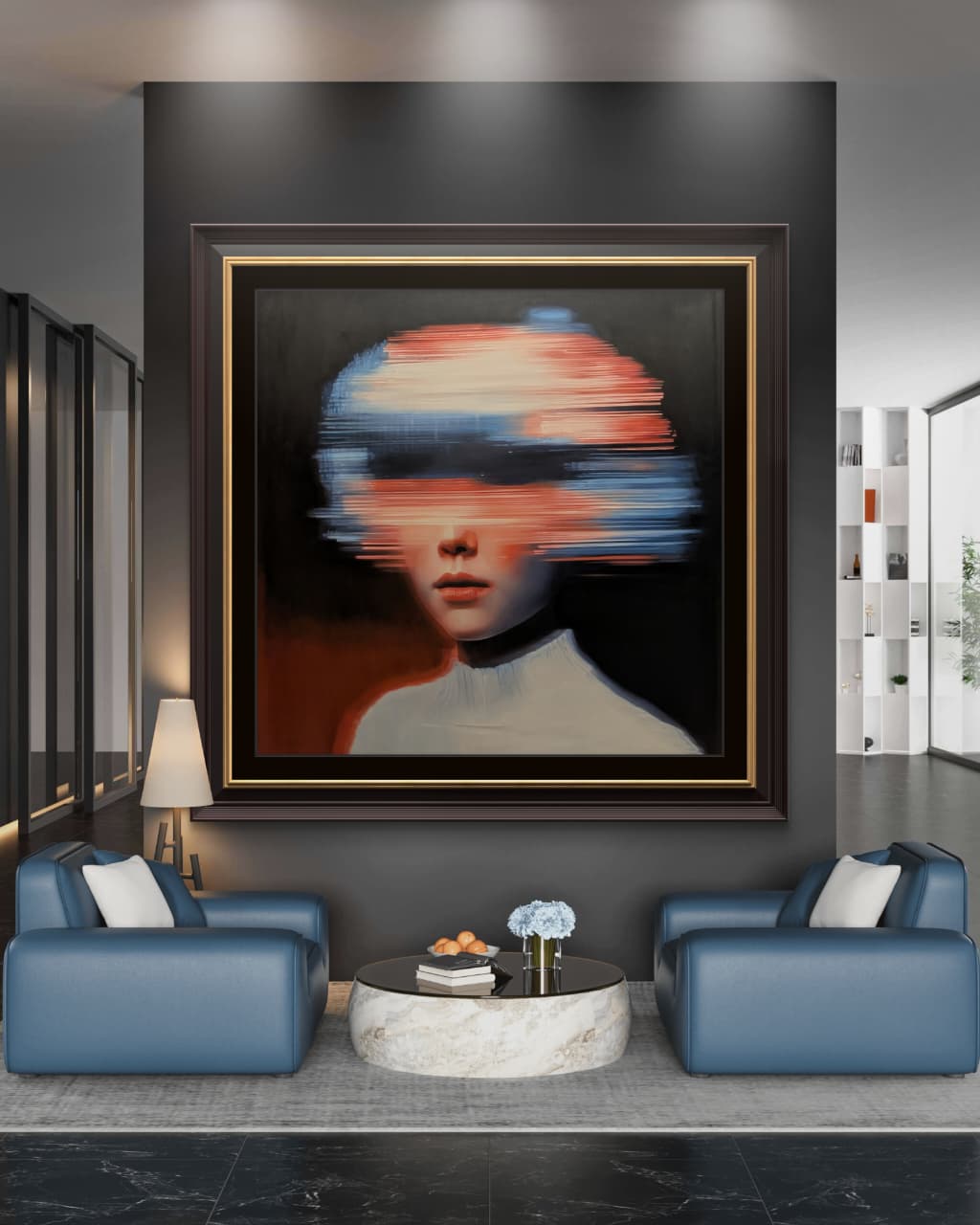 Nuclear Seed - Original Oil on Canvas Figurative Expressionist Artwork