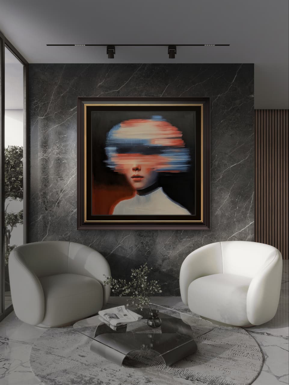 Nuclear Seed - Original Oil on Canvas Figurative Expressionist Artwork