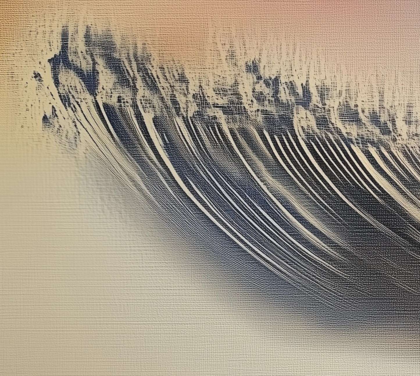 Lost City Original Oil on Canvas Abstract Expressionist Artwork