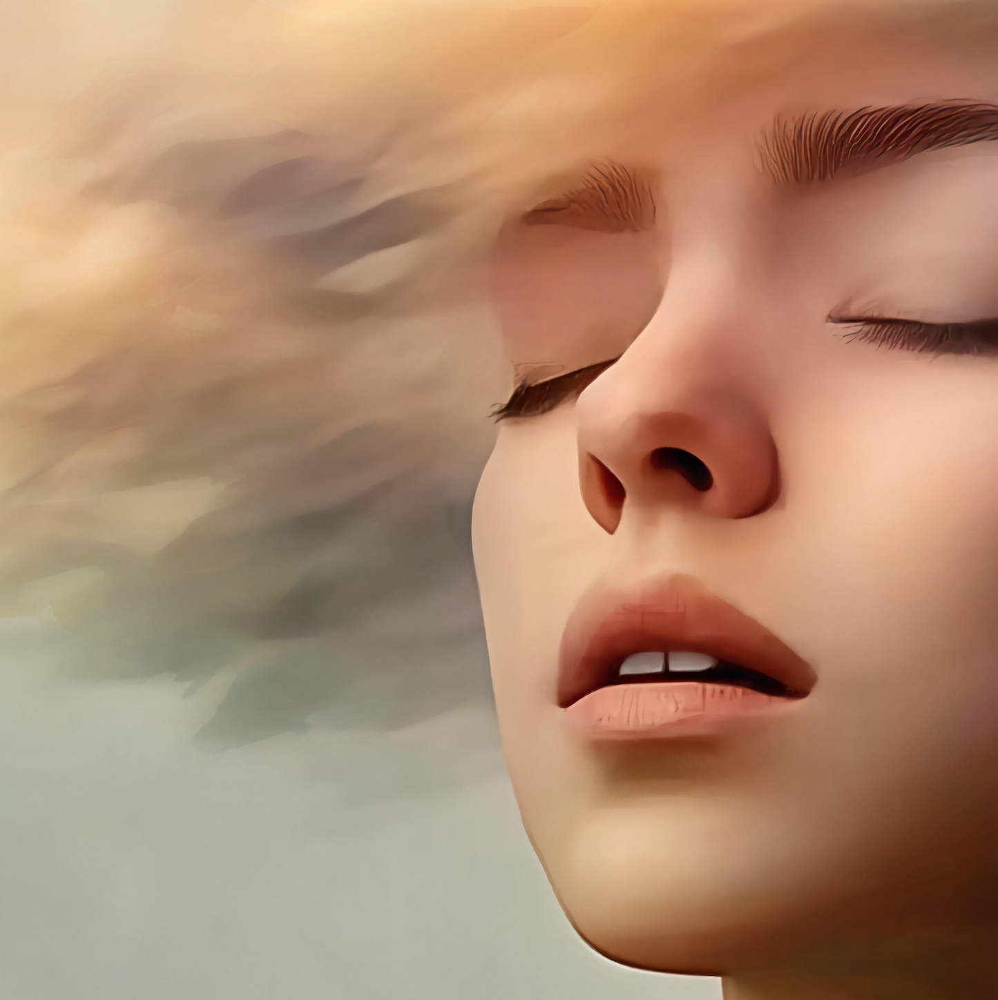 The Dreamer (6) Original Oil on Canvas Figurative Expressionist Artwork