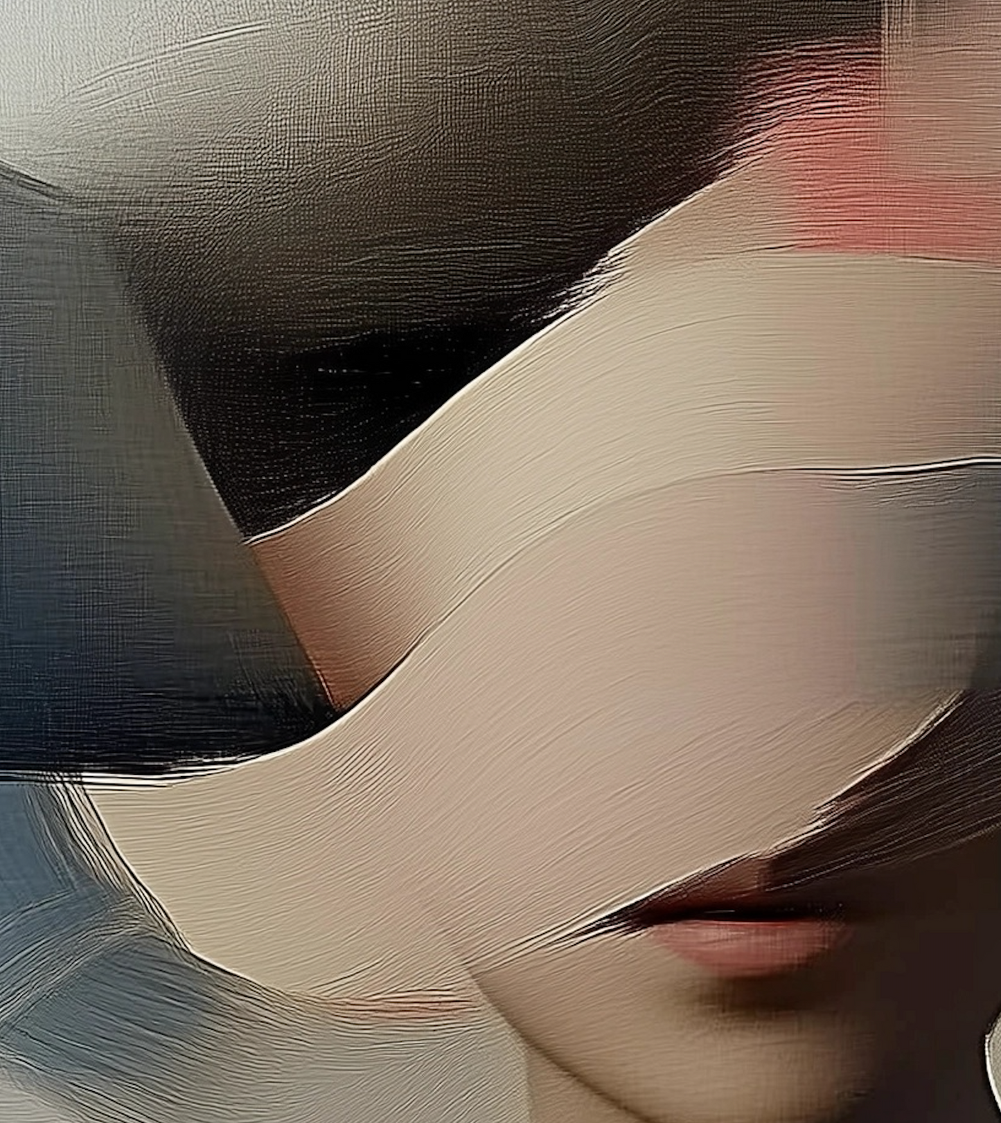 Self Assemble (1) Original Oil on Canvas Figurative Expressionist Artwork