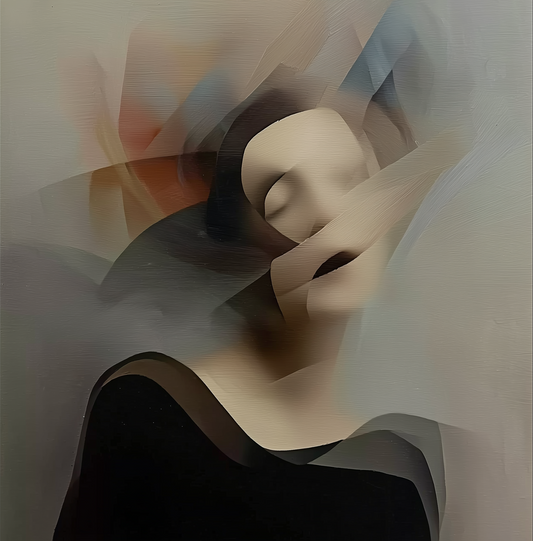 Self Assemble (3) Original Oil on Canvas Figurative Expressionist Artwork