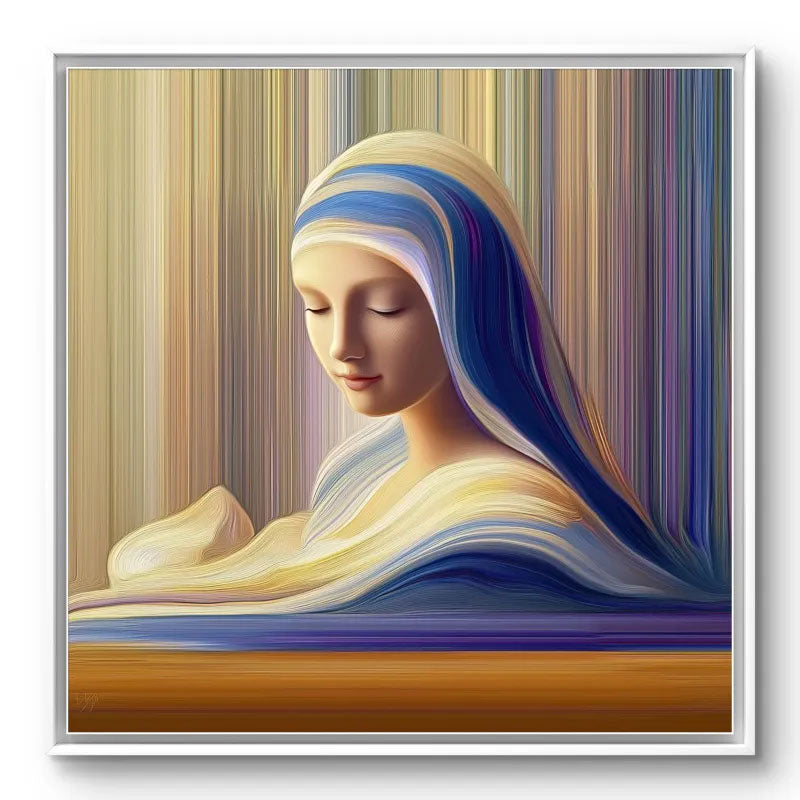 Vermeer Meets Mary – Limited Edition Appropriation Expressionist Artwork