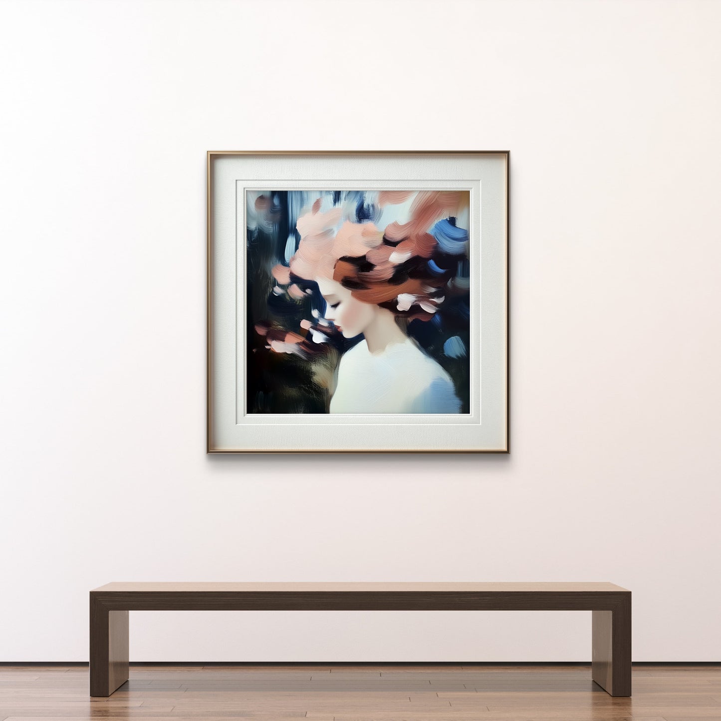 Flowers in your head (1) – Limited Edition Figurative Expressionist Artwork | JOCA ART
