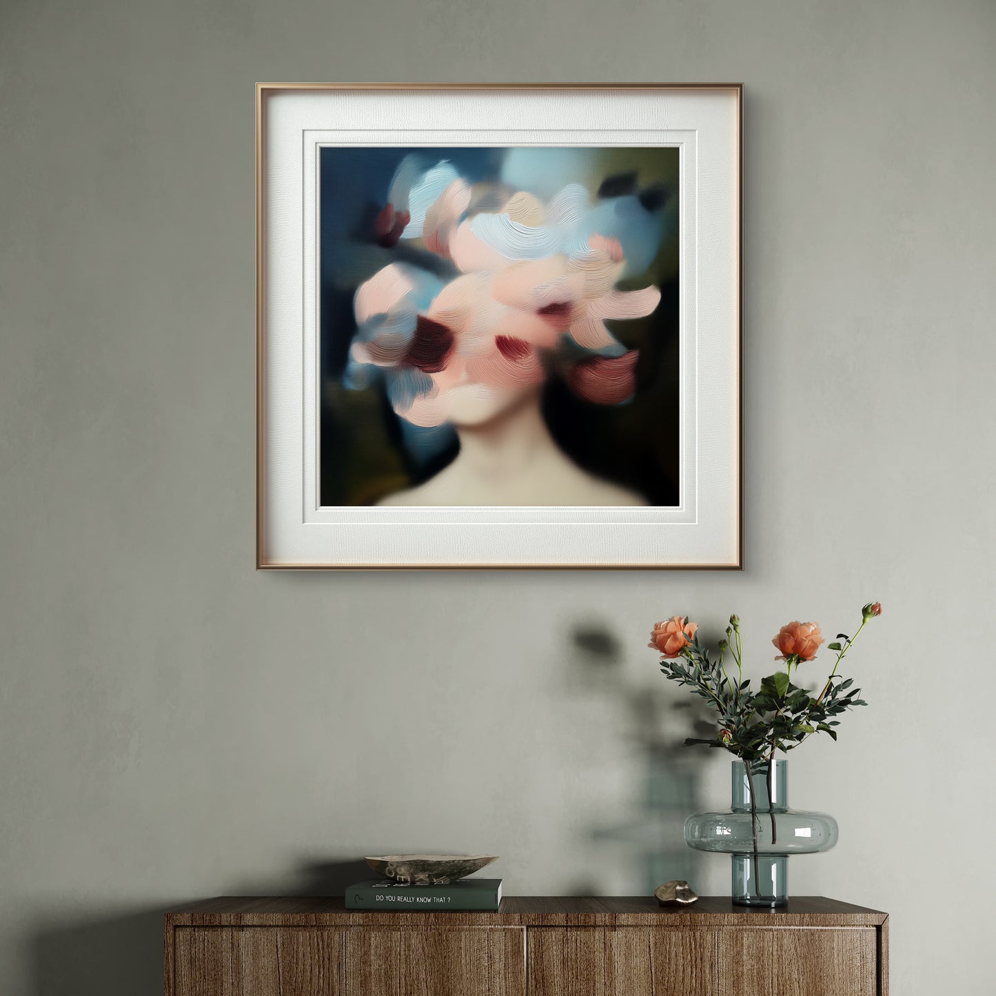 Flowers in your head (2) Limited Edition Figurative Expressionist Artwork