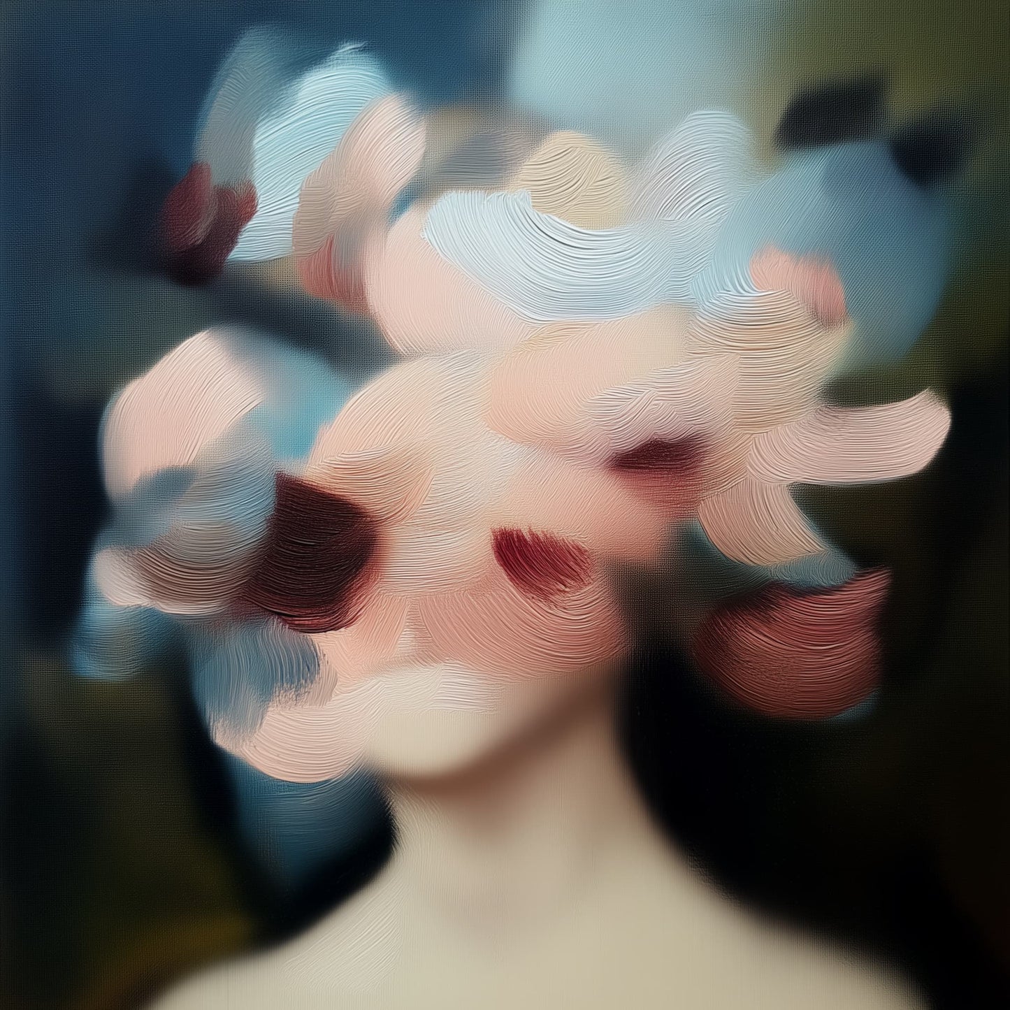 Flowers in your head (2) Limited Edition Figurative Expressionist Artwork