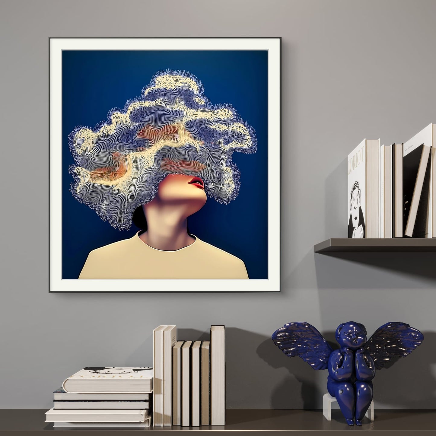 Knitted Dreams (1) Limited Edition Figurative Expressionist Artwork