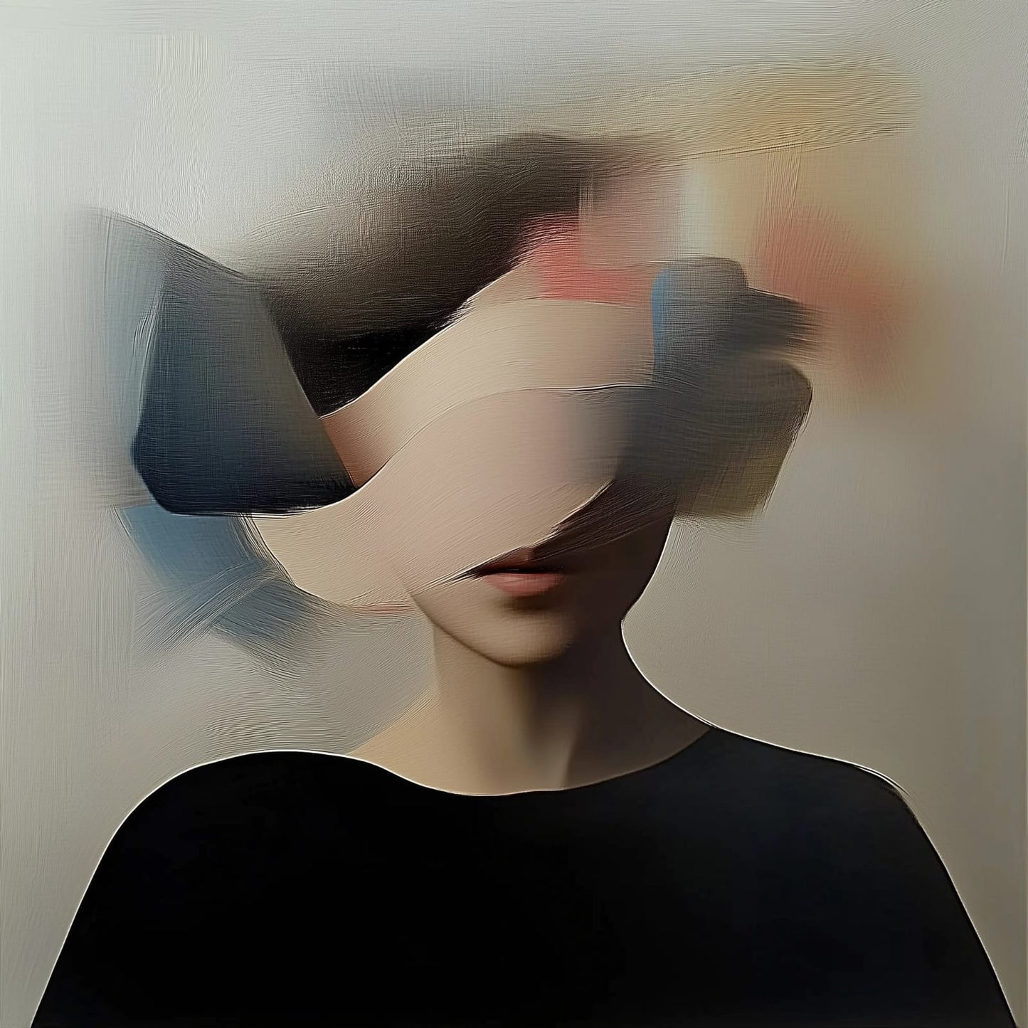 Self Assemble (1) Original Oil on Canvas Figurative Expressionist Artwork