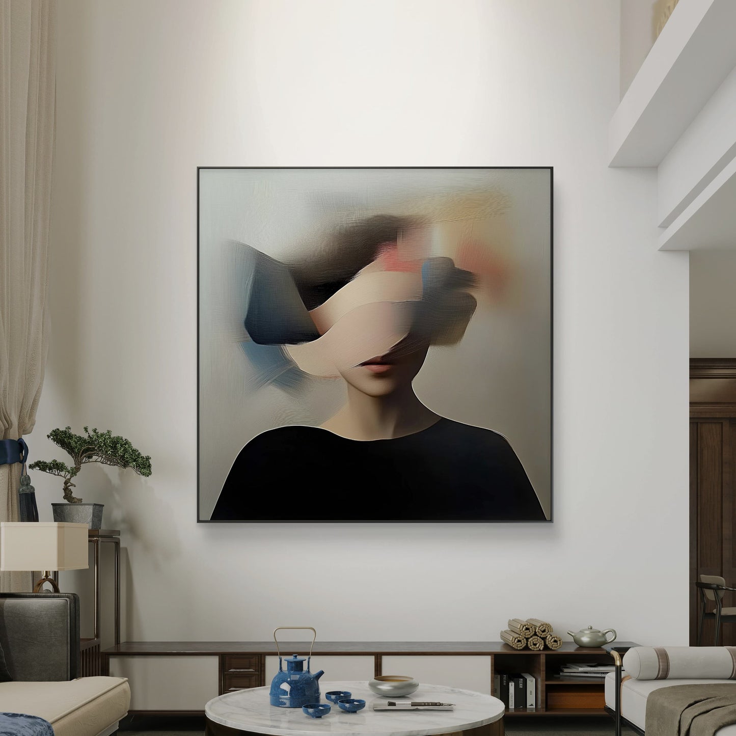 Self Assemble (1) Original Oil on Canvas Figurative Expressionist Artwork