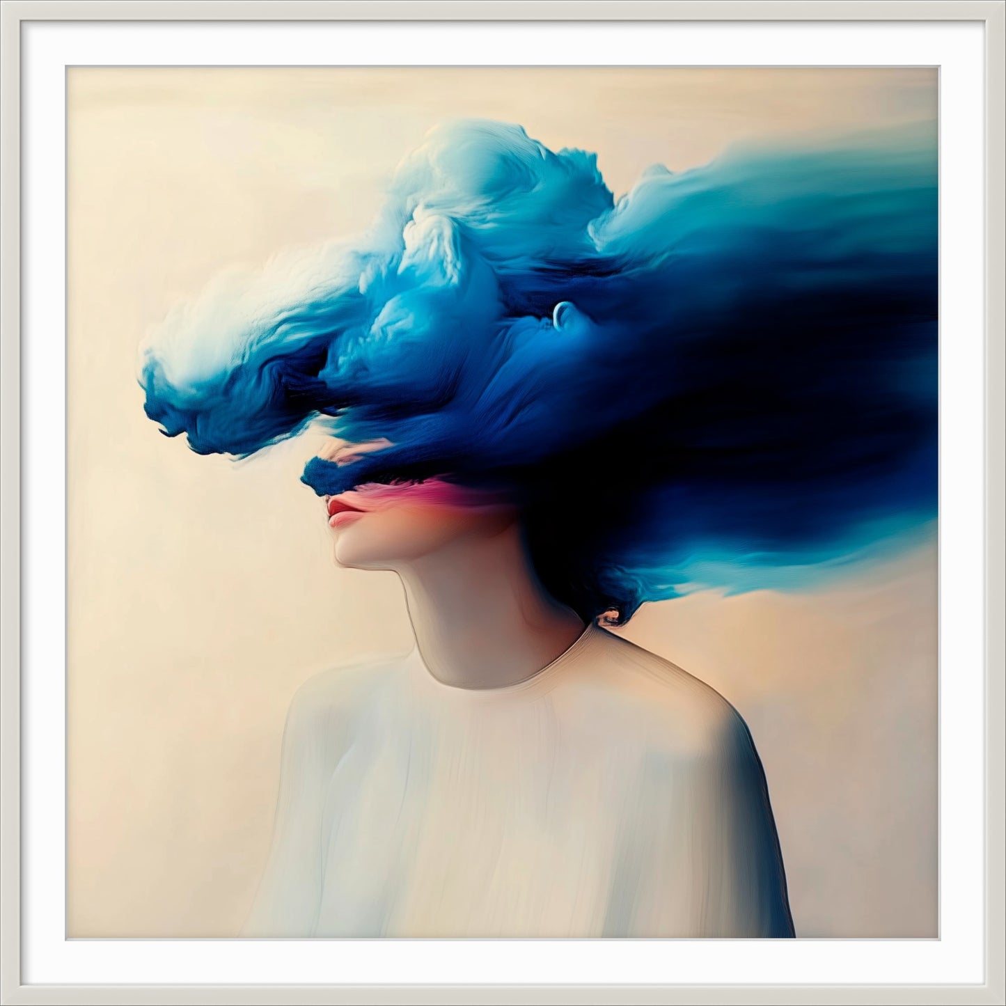 The Blues (1) Limited Edition Figurative Expressionist Artwork