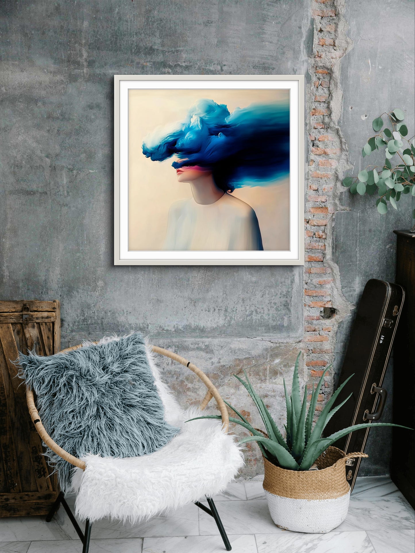 The Blues (1) Limited Edition Figurative Expressionist Artwork