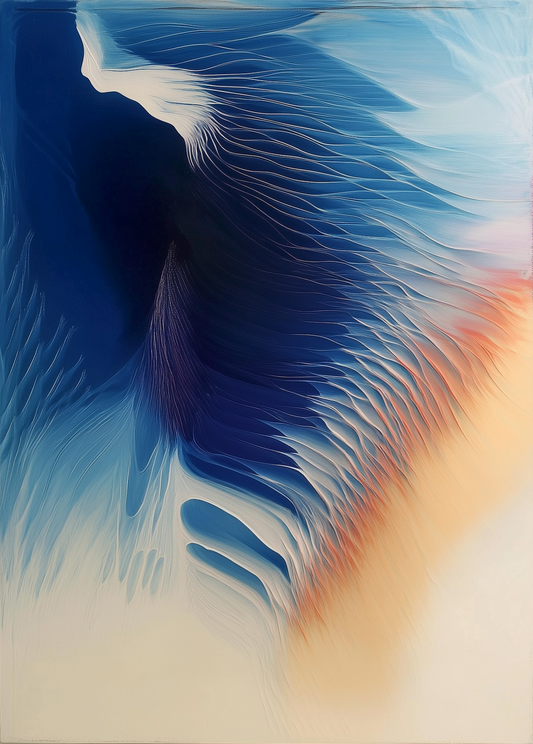 Bluejay (2) – Limited Edition Abstract Expressionist Artwork