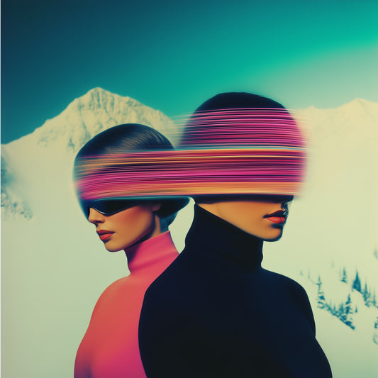 Bond Skiers – Limited Edition Figurative Pop-Art Artwork