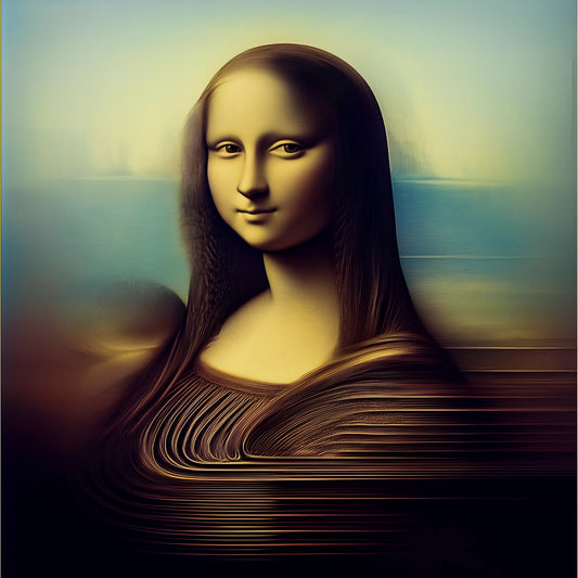 Cyber-Gioconda (5) – Limited Edition Appropriation Expressionist Artwork