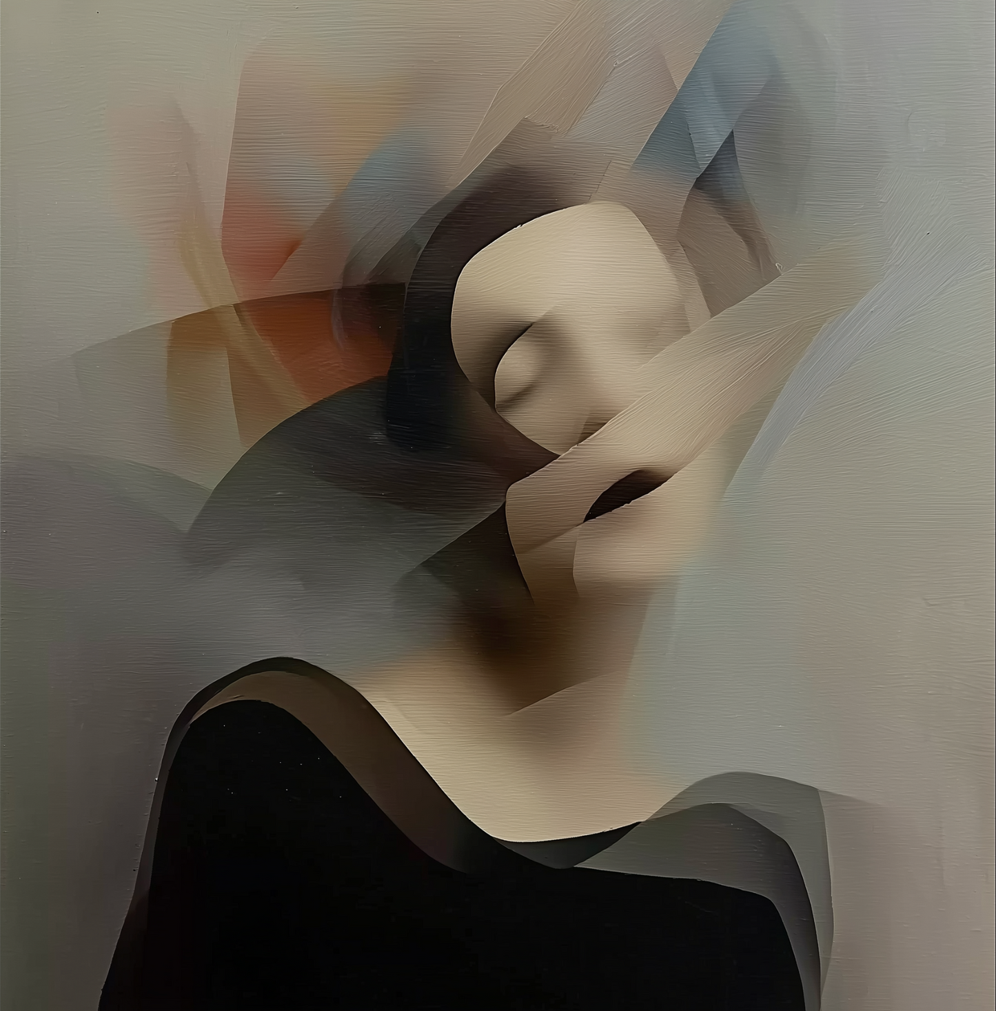 Self Assemble (3) Original Oil on Canvas Figurative Expressionist Artwork