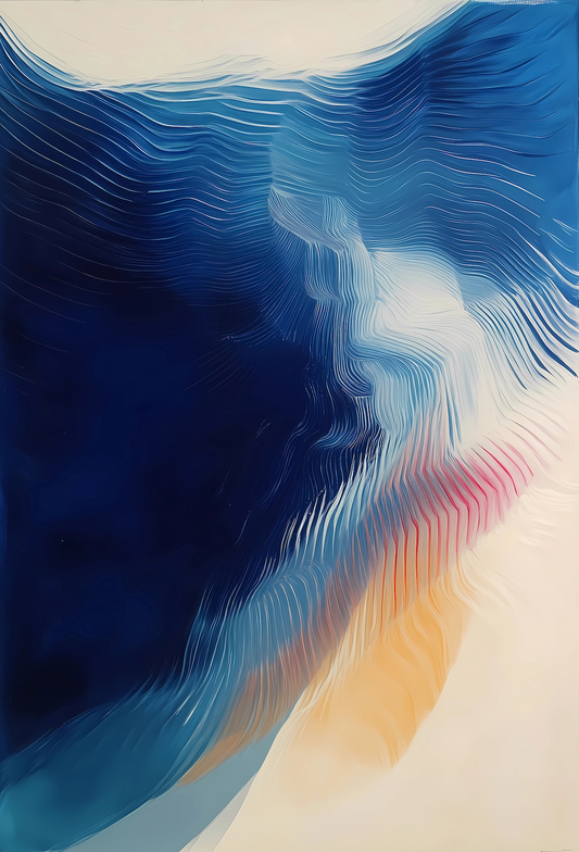Bluejay (3) – Limited Edition Abstract Expressionist Artwork