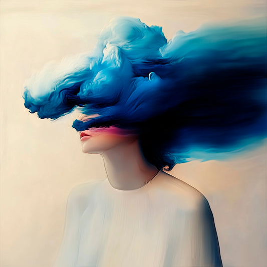 The Blues (1) Limited Edition Figurative Expressionist Artwork