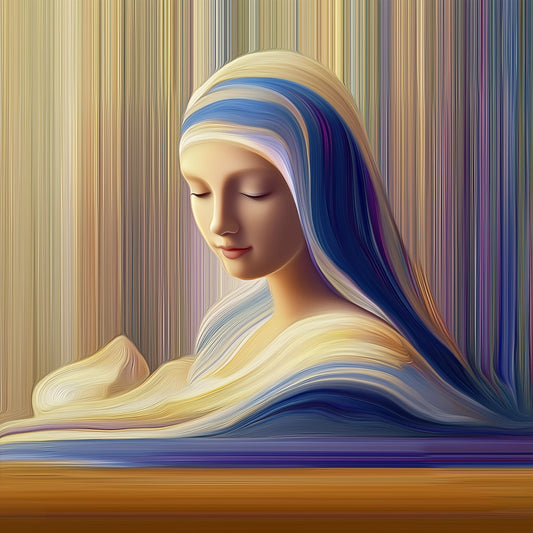 Vermeer Meets Mary – Limited Edition Appropriation Expressionist Artwork